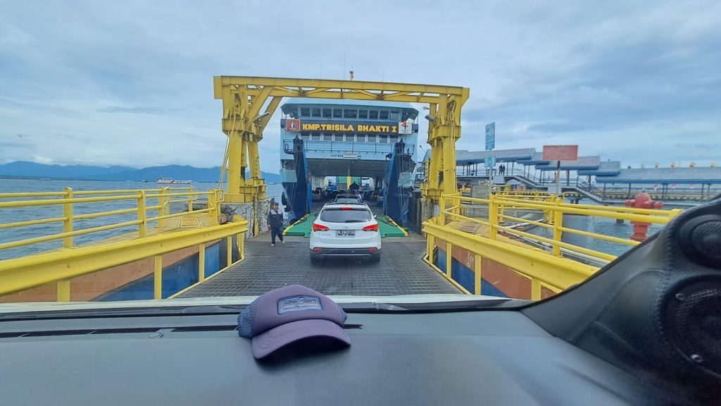 Ferry ship connecting Java and Bali