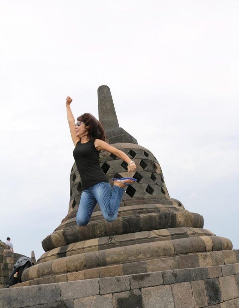 The majestic of Borobudur temple 