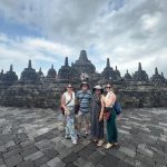 The Ecuadorian family's harmonious vacation in Yogyakarta