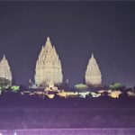 Golden hour at Prambanan Temple