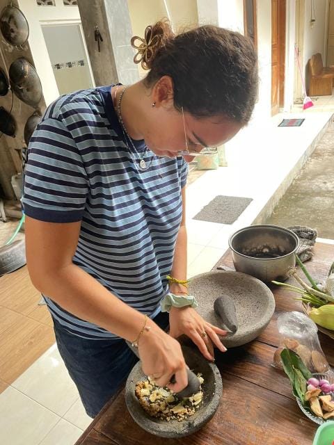 cooking and exploring village